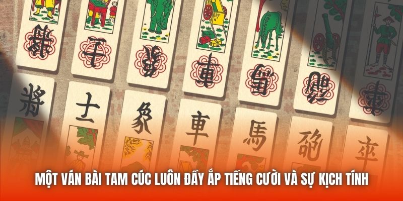 Một ván bài Tam Cúc luôn đầy ắp tiếng cười và sự kịch tính