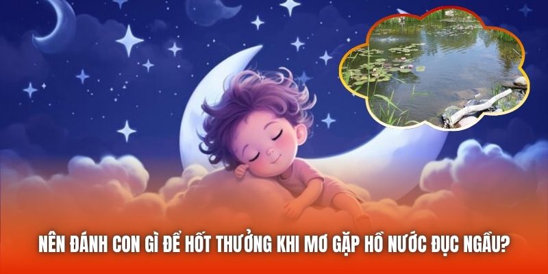 Nên đánh con gì để hốt thưởng khi mơ gặp hồ nước đục ngầu?